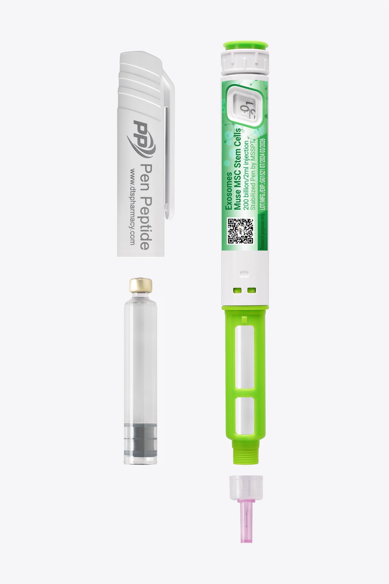 Exosomes in pen for subcutaneous injection 200 BIL